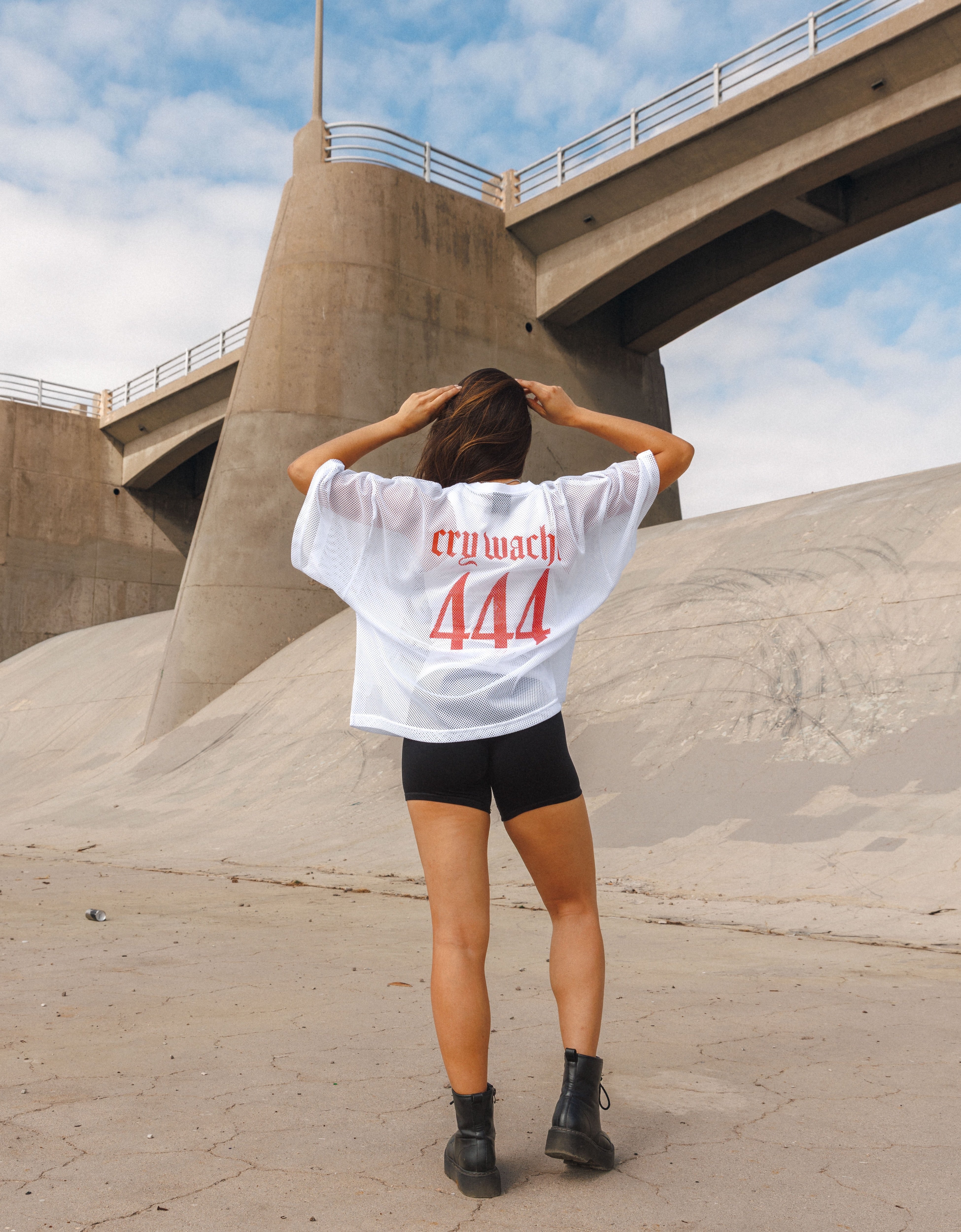 Cry Wachi - Mesh Jersey (White)