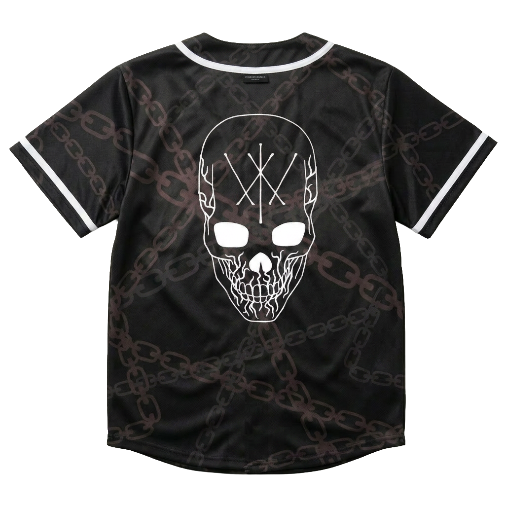 PRESALE: Kai Wachi - Black Logo Baseball Jersey