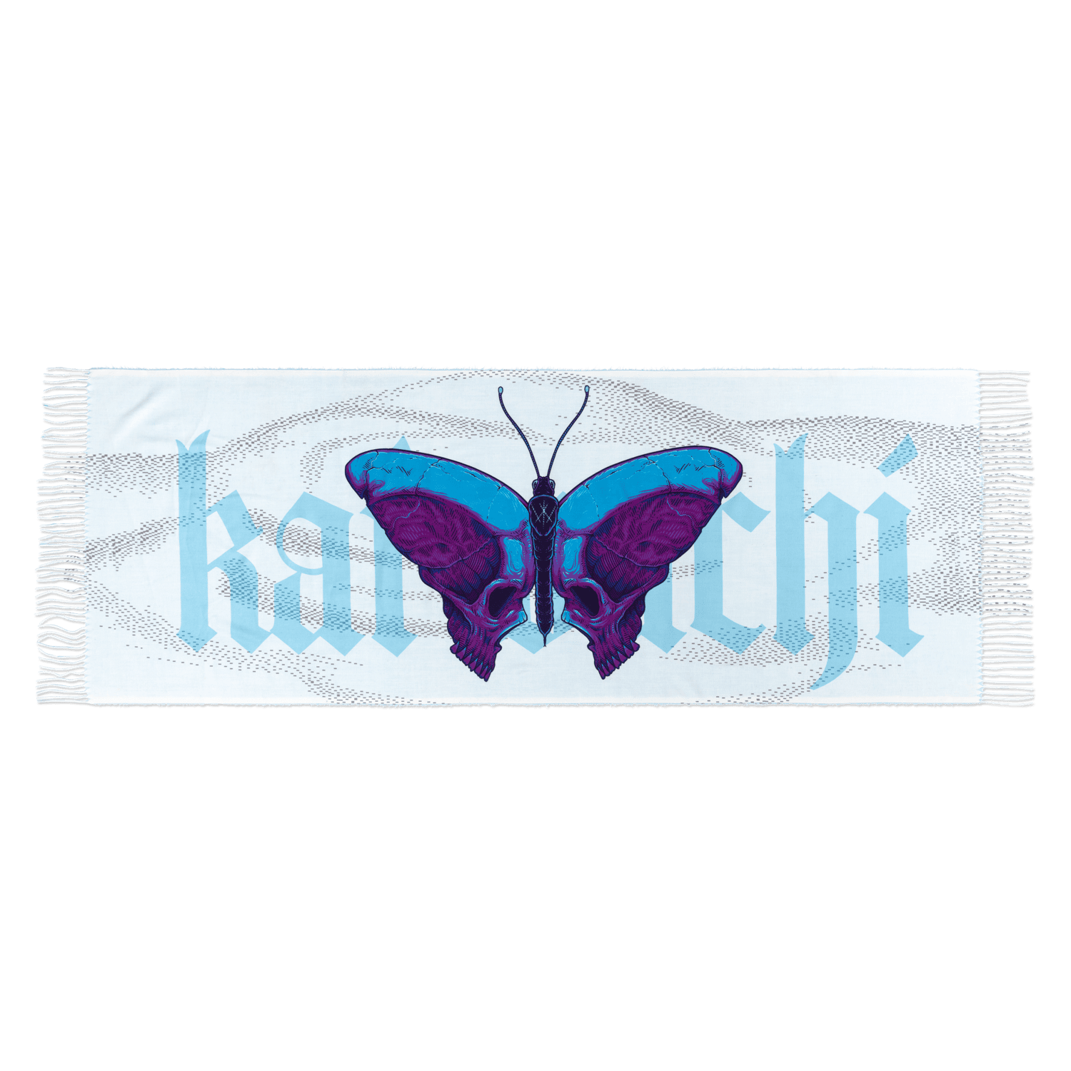 PRESALE: Kai Wachi - Nekrosis Butterfly Pashmina (White)