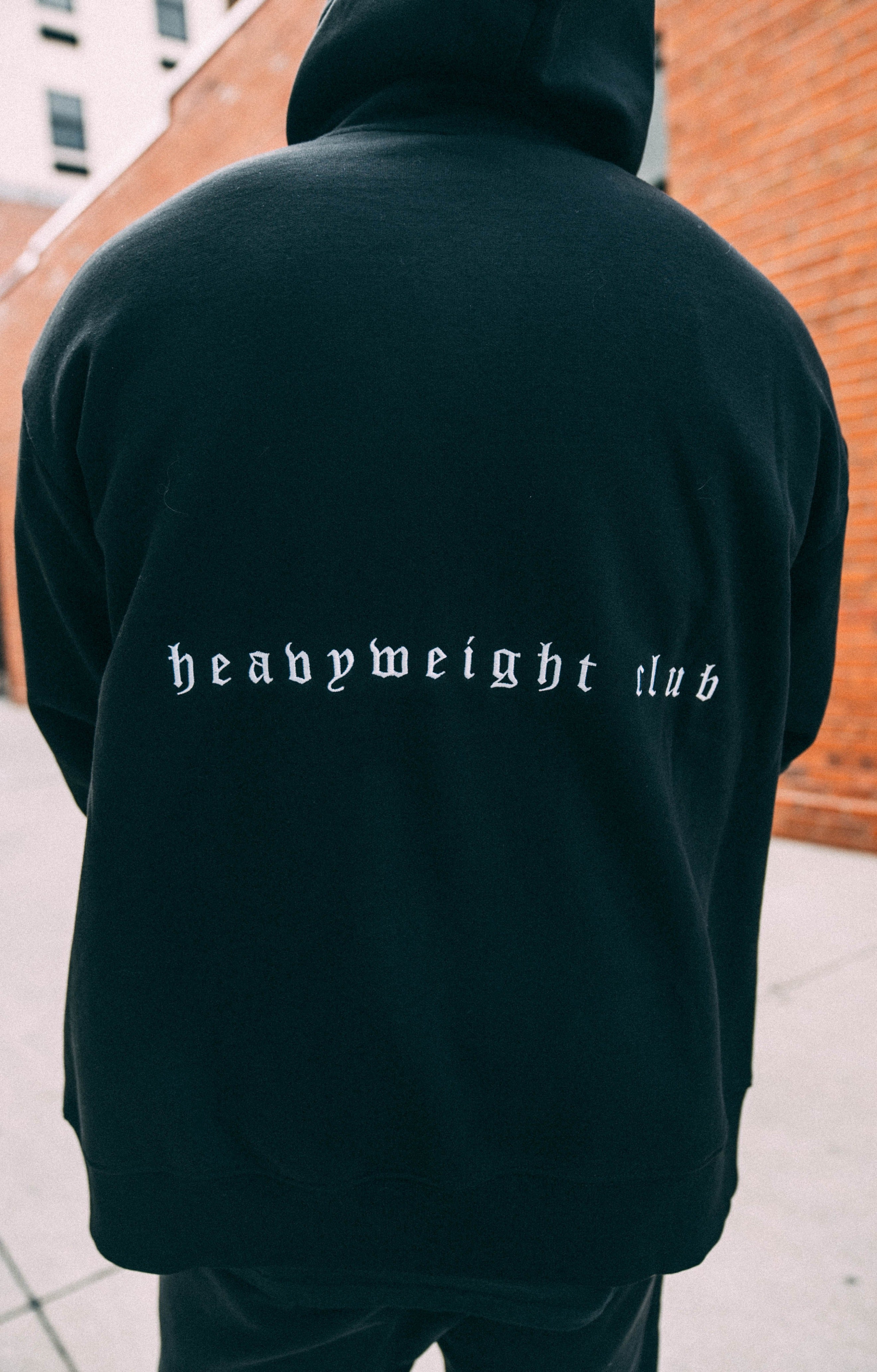Kai Wachi - Embroidered Heavyweight Club Oversized Hoodie