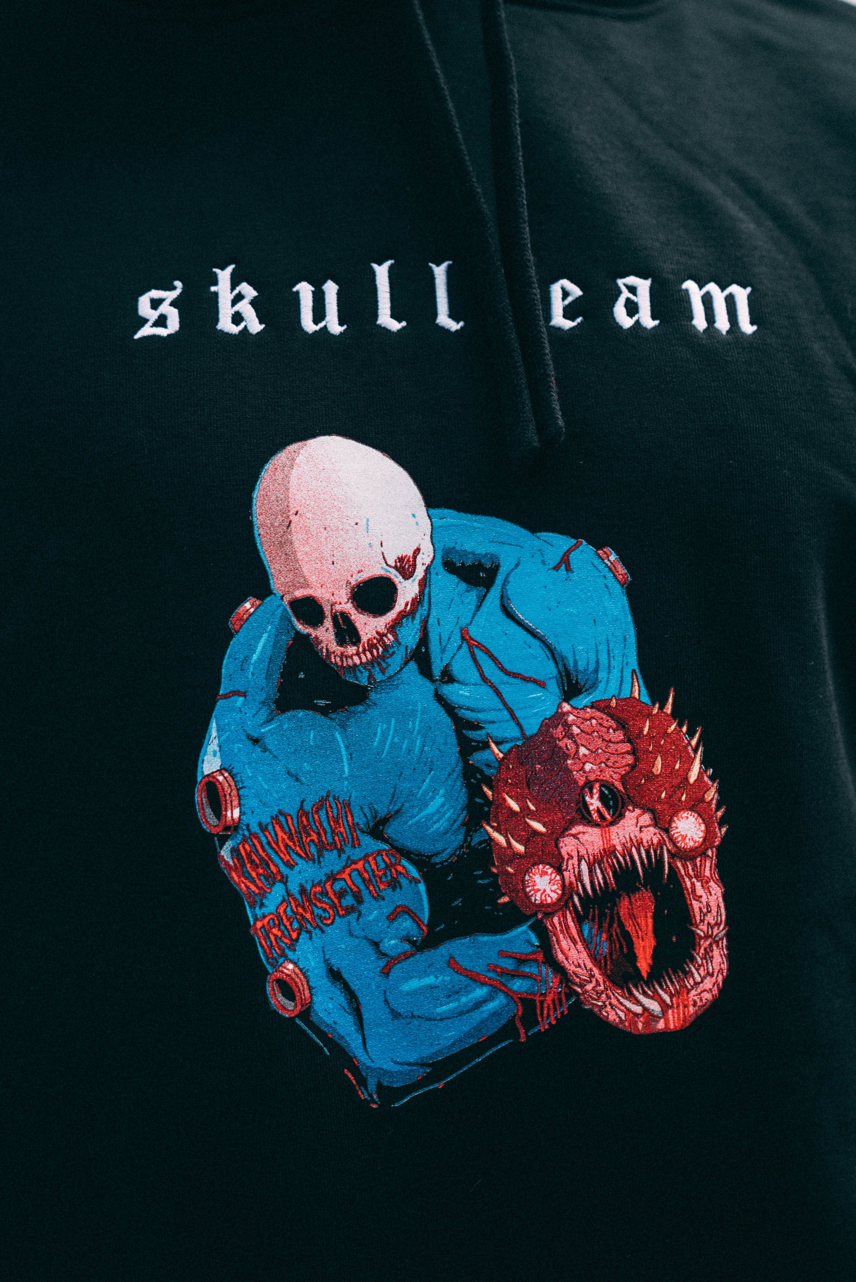 Kai Wachi - Embroidered Heavyweight Club Oversized Hoodie
