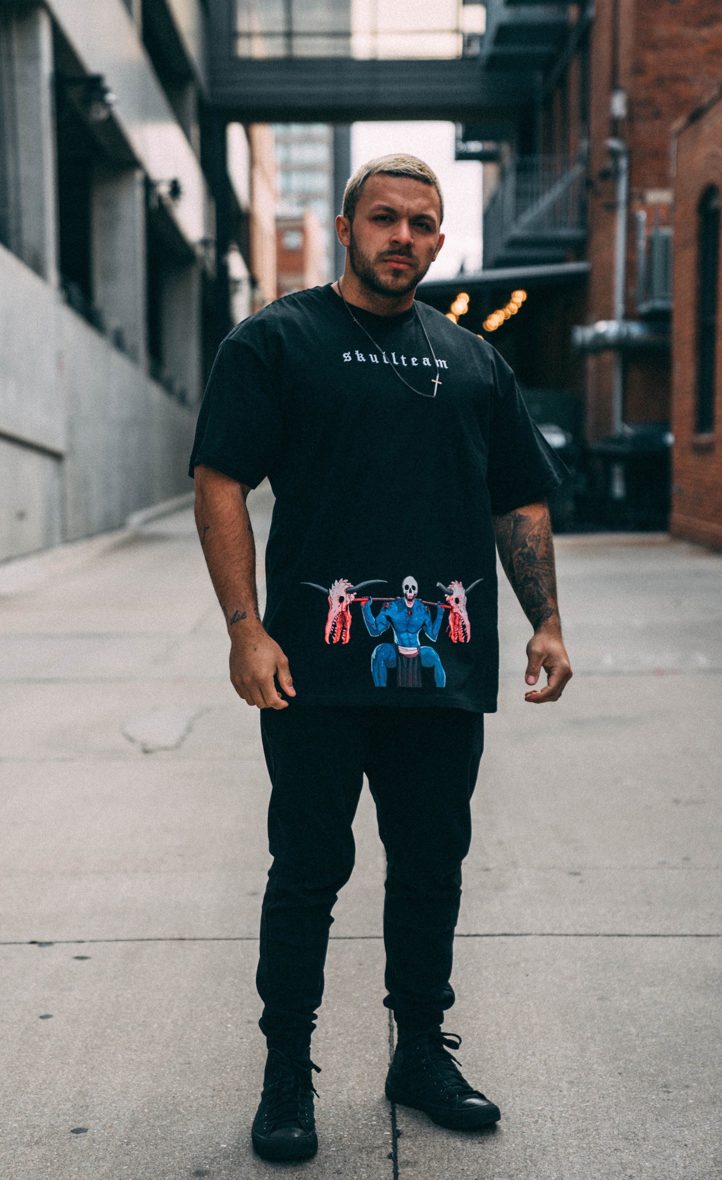 Kai Wachi - Embroidered Heavyweight Club Oversized Tee V2
