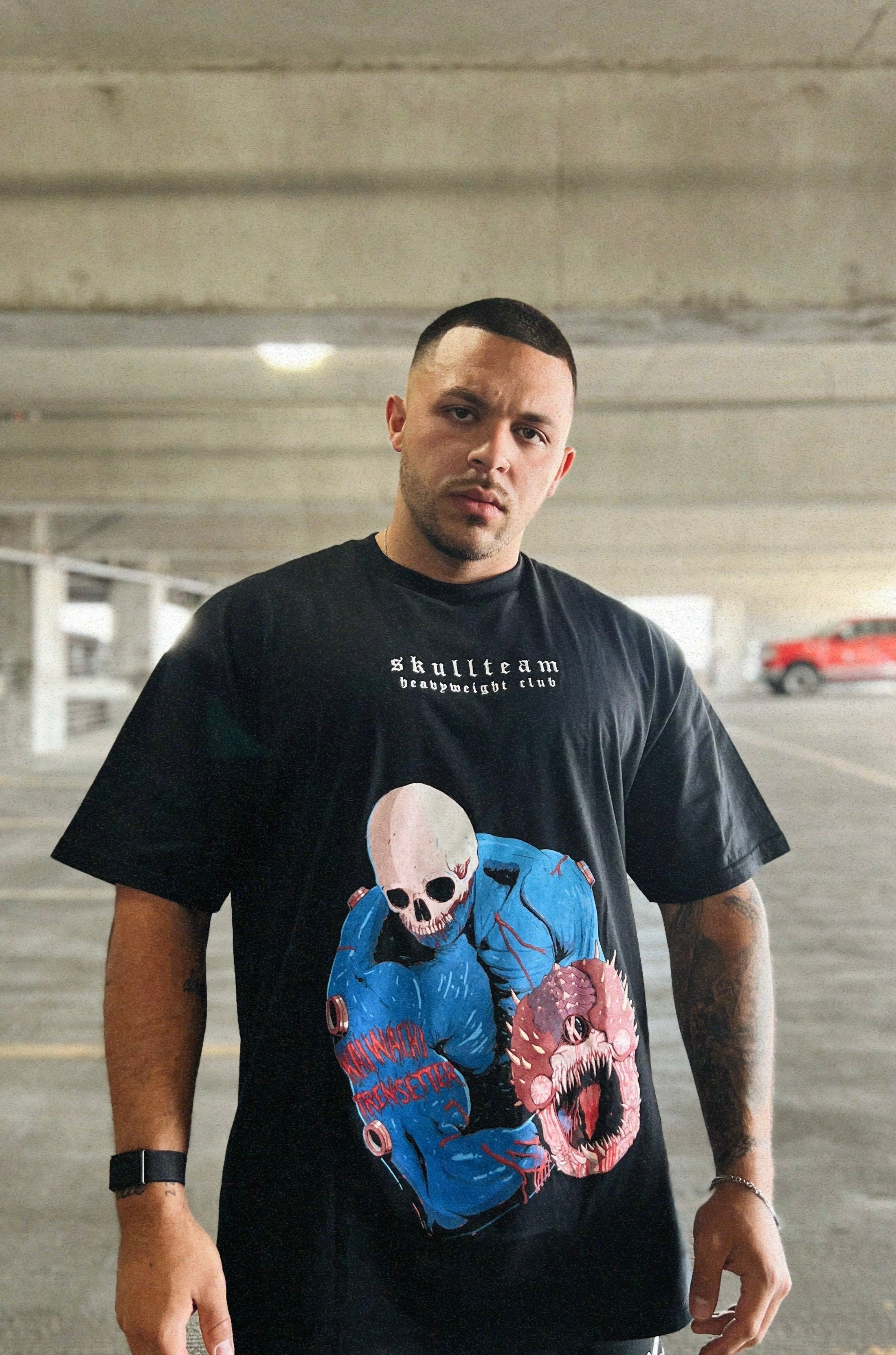 Kai Wachi - Embroidered Heavyweight Club Oversized Tee