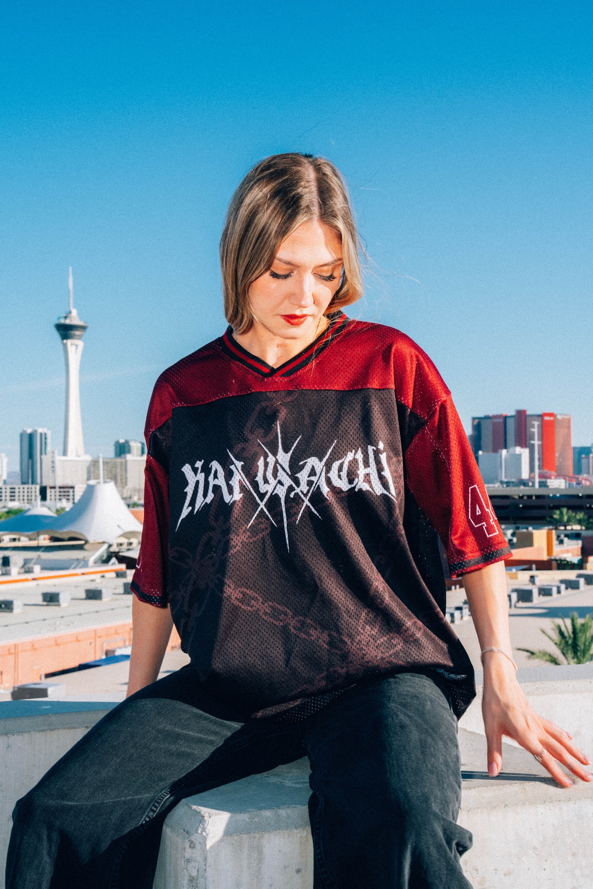 PRESALE: Kai Wachi - Red/Black Sports Jersey