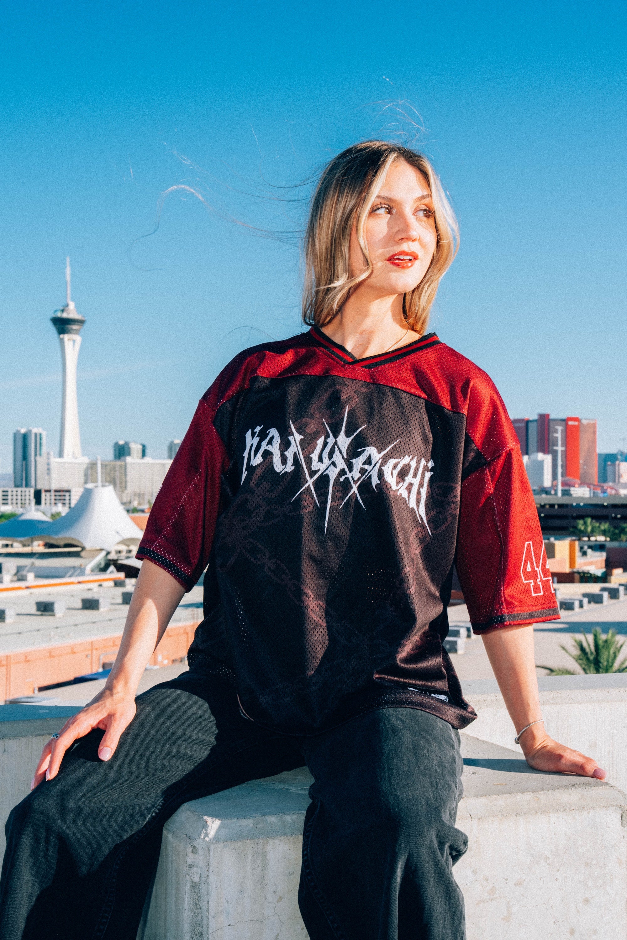 PRESALE: Kai Wachi - Red/Black Sports Jersey