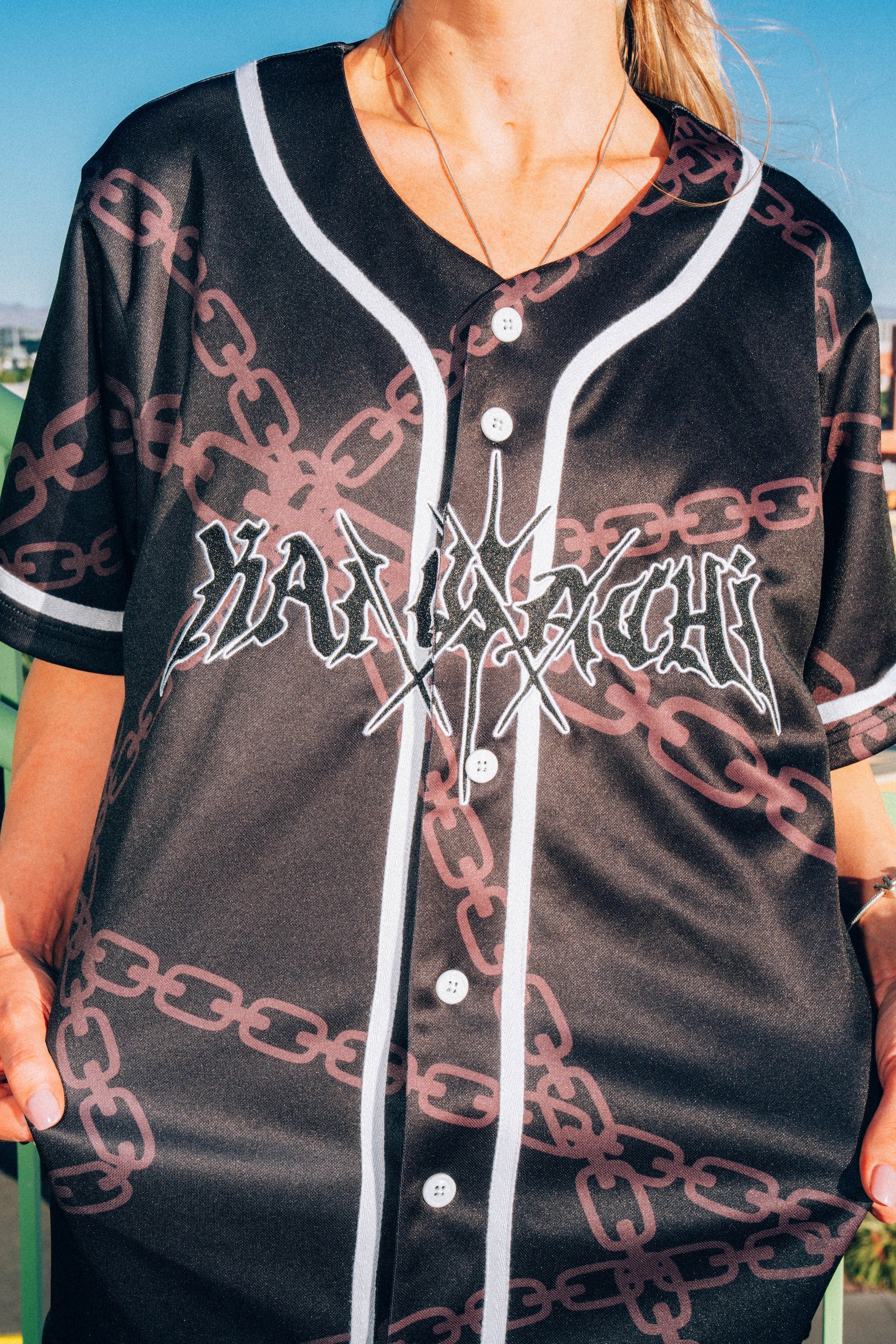 PRESALE: Kai Wachi - Black Logo Baseball Jersey