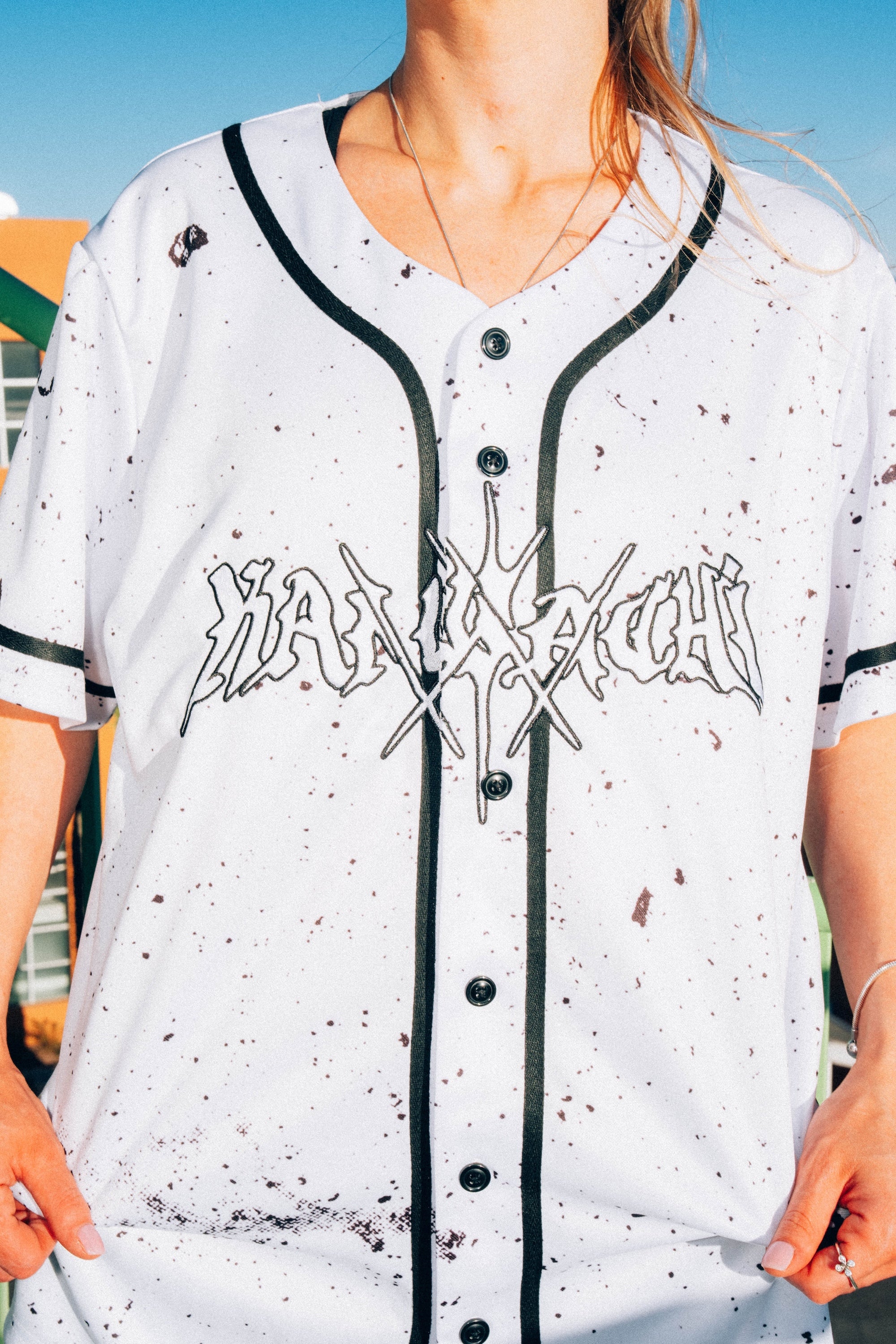 PRESALE: Kai Wachi - White Logo Baseball Jersey