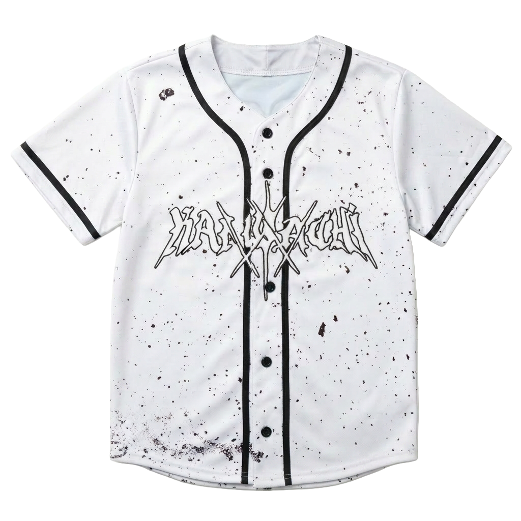 PRESALE: Kai Wachi - White Logo Baseball Jersey