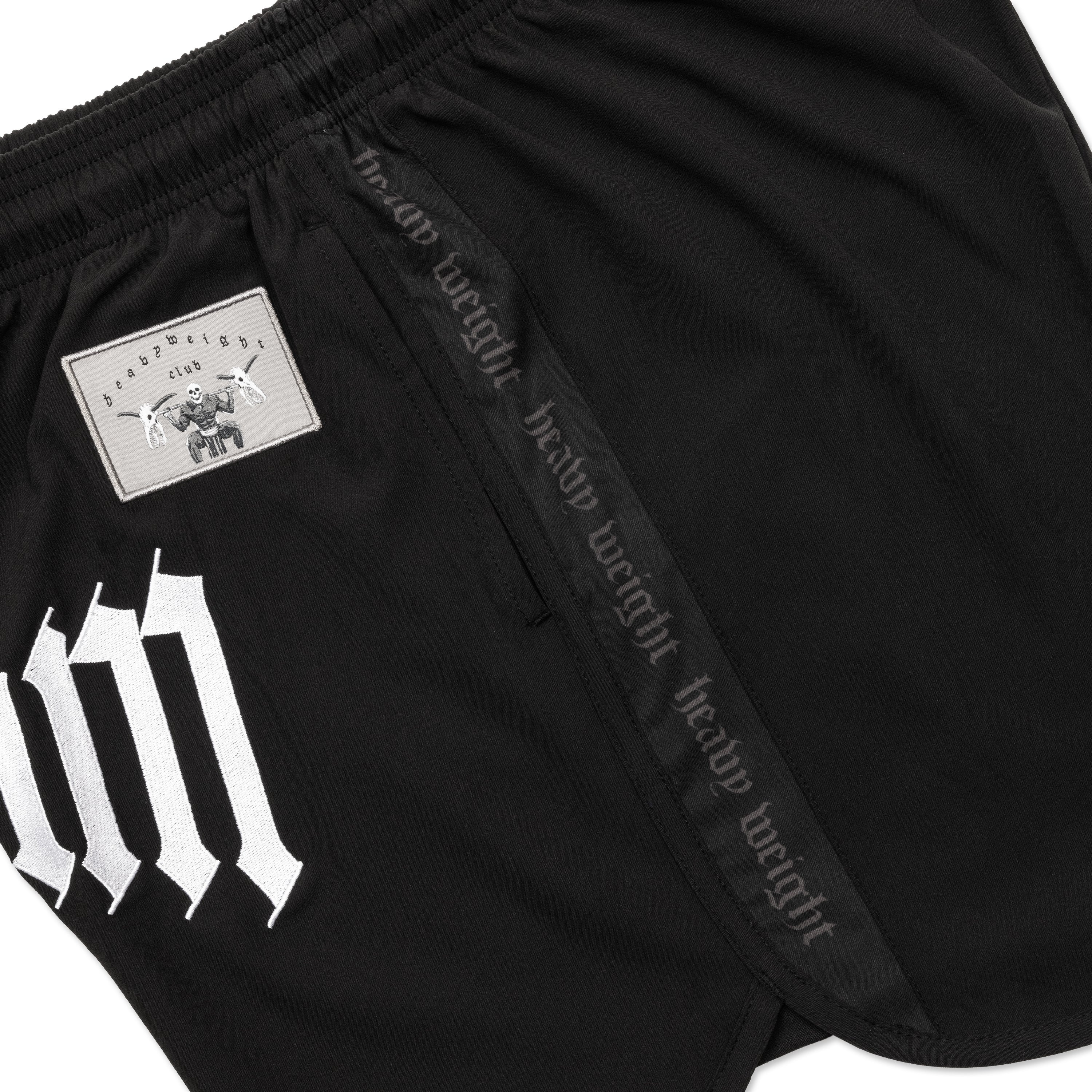 Heavyweight Club - Embroidered Skullteam Shorts